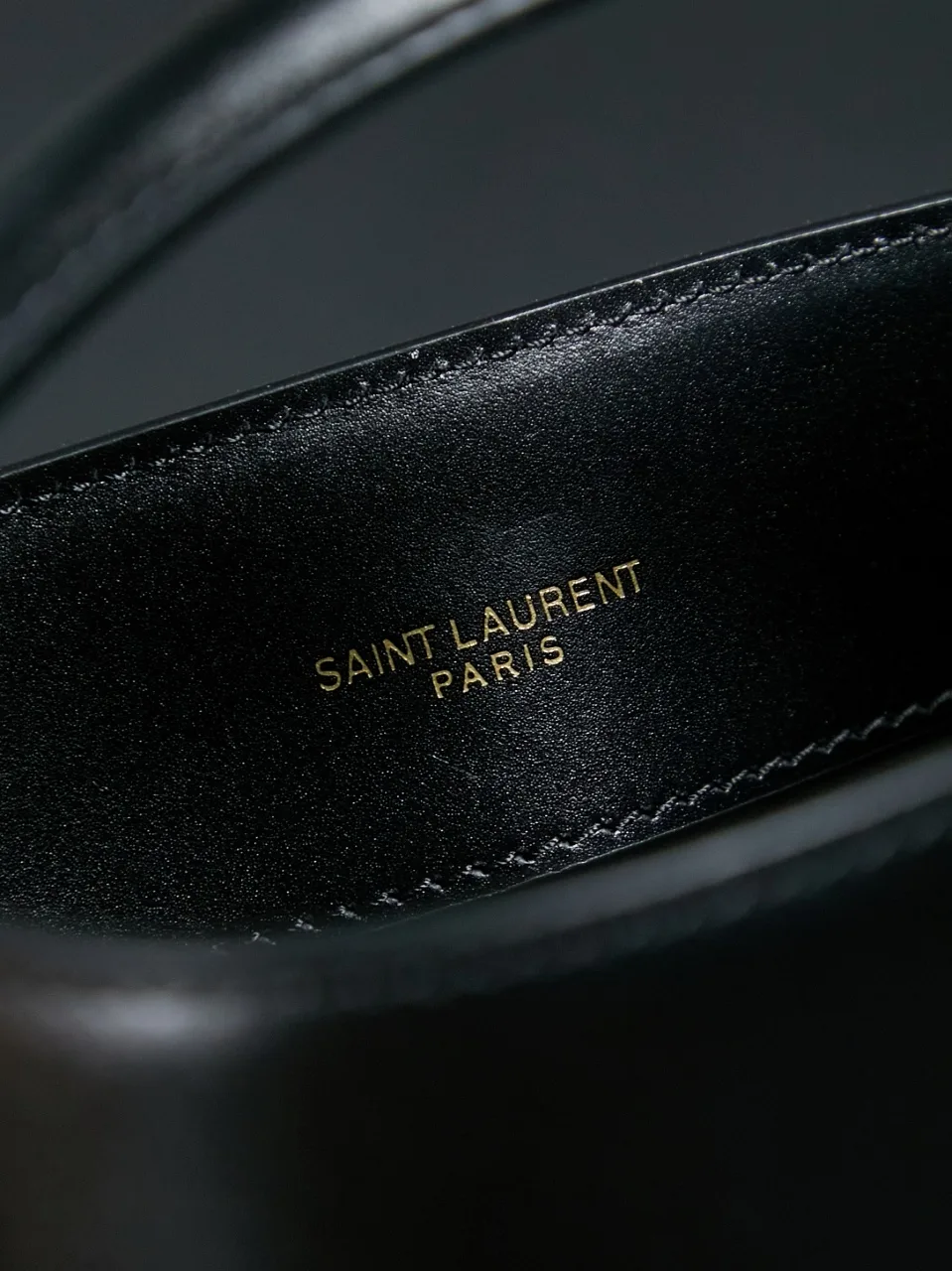 Saint Laurent Black Calfskin Bucket Bag product photo from LabelPicks