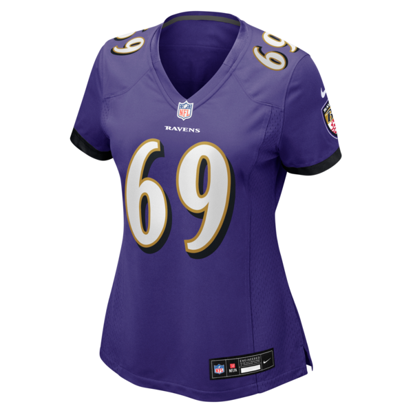Josh Tupou Baltimore Ravens Nike Women's Team Game Jersey -  Purple