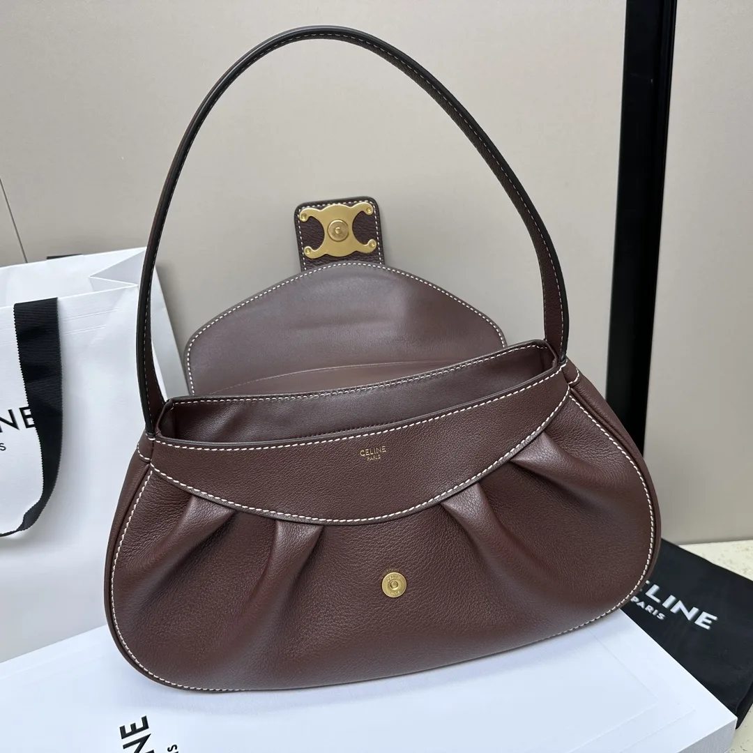 Celine Triomphe Calfskin Shoulder Bag product photo from LabelPicks