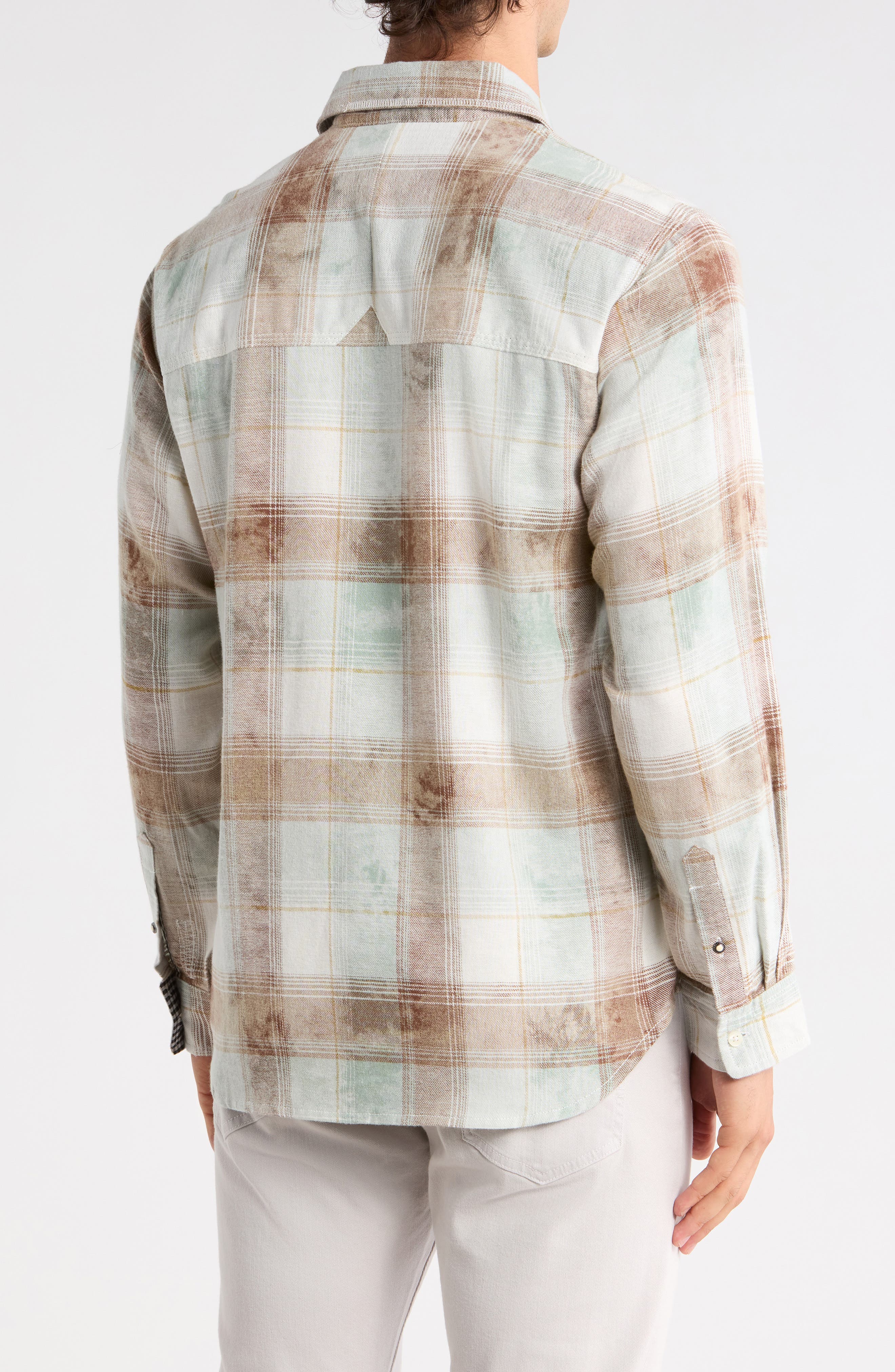 Scotch & Soda Relaxed Fit Washed Check Button-Up Shirt