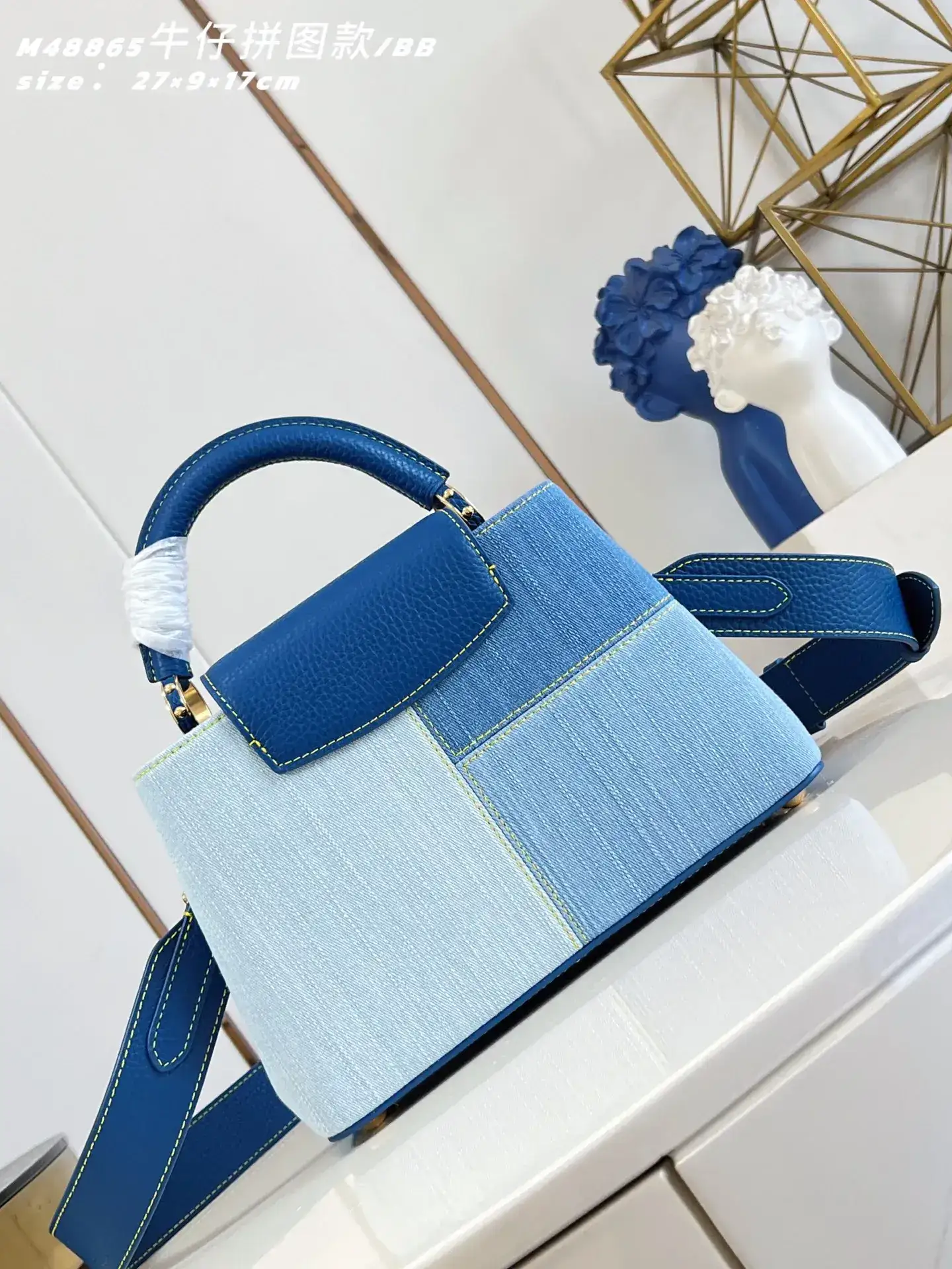 Louis Vuitton Denim Capucines Top Handle Bag product photo from LabelPicks