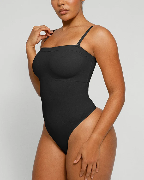 Skin Flow Strapless Sculpt Thong Bodysuit