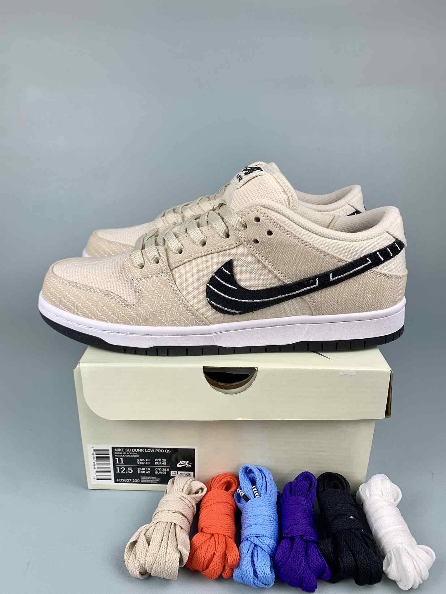Albino & Preto x Nike SB Dunk Low “Jiu-Jitsu” Shoes