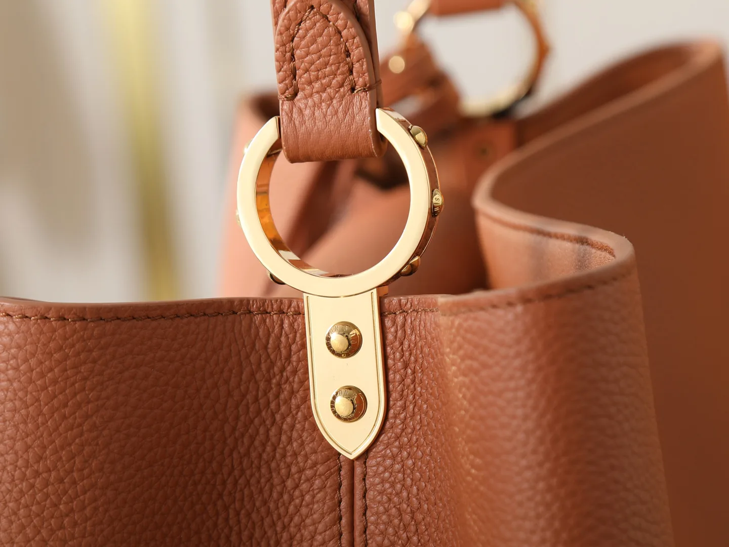 Louis Vuitton Capucines Brown Calfskin Top Handle Bag product photo from LabelPicks