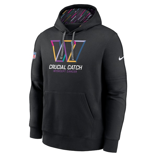 Washington Commanders Nike 2024 NFL Crucial Catch Club Pullover Hoodie - Black