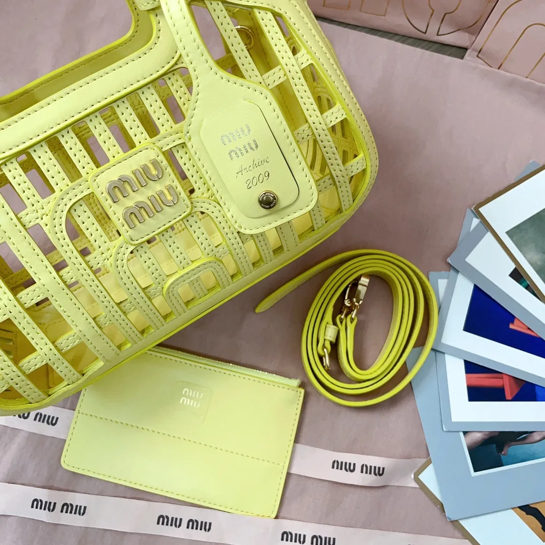 Miu Miu Woven Leather Top Handle Bag product photo from LabelPicks