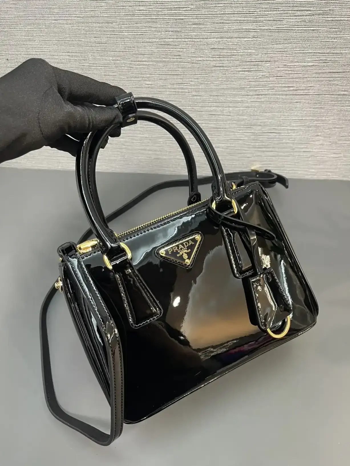 Prada Grained Leather Galleria Top Handle Bag product photo from LabelPicks