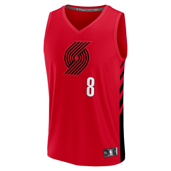 Deni Avdija Portland Trail Blazers  Fast Break Player Jersey - Statement Edition - Red