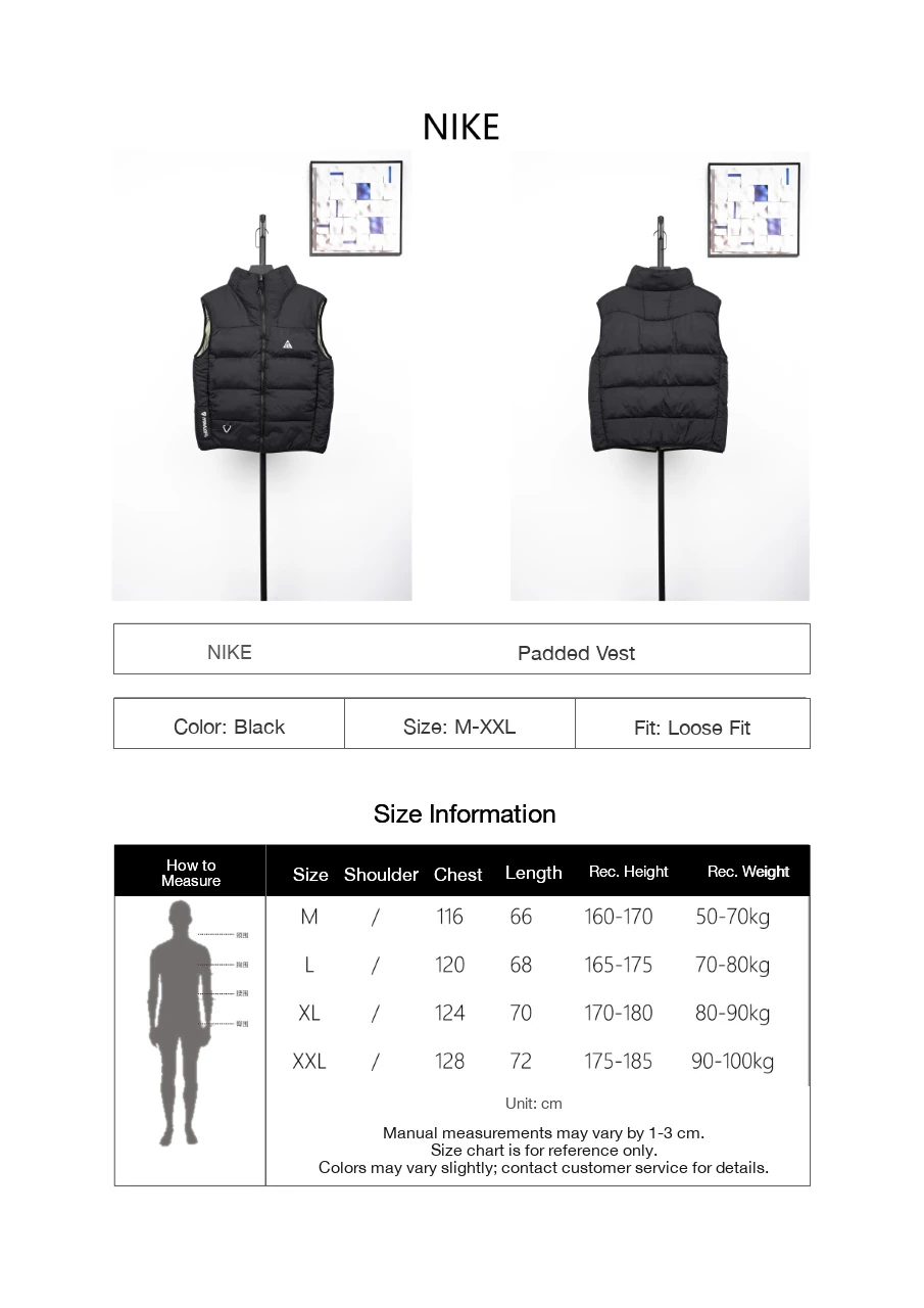 Nike ACG Black Puffer Vest product photo from LabelPicks