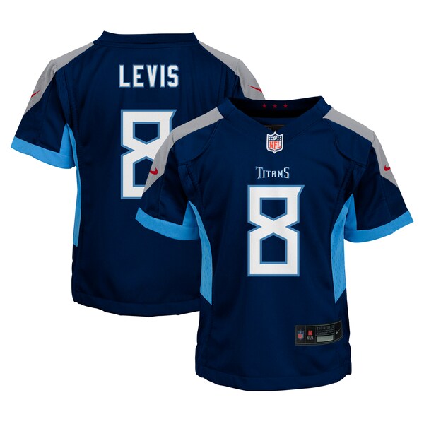 Will Levis Tennessee Titans Nike Toddler Game Jersey - Navy/Light Blue