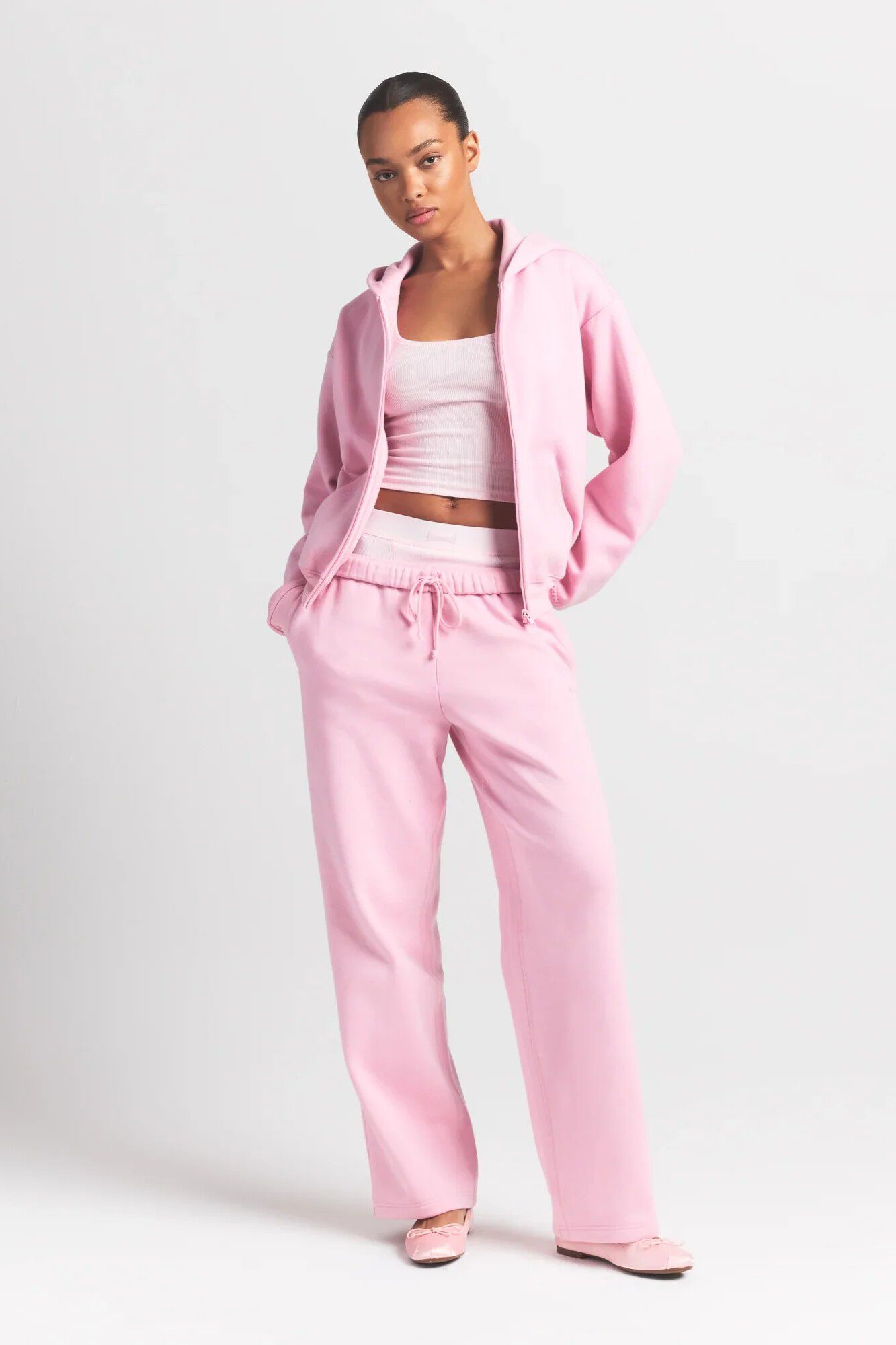 SKIMS CLASSIC ZIP UP HOODIE