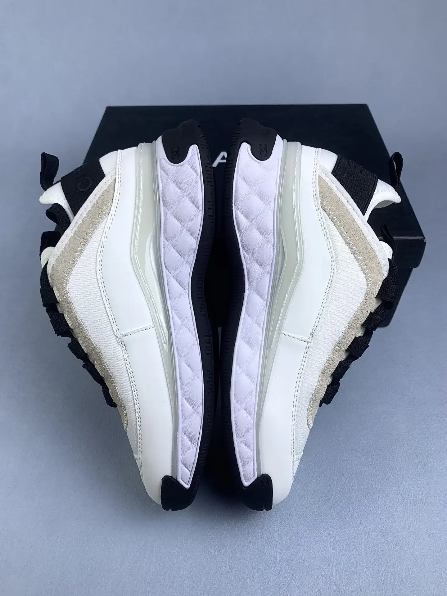 CHANEL Sneakers Velvet Calfskin & Mixed Fibers product photo from LabelPicks
