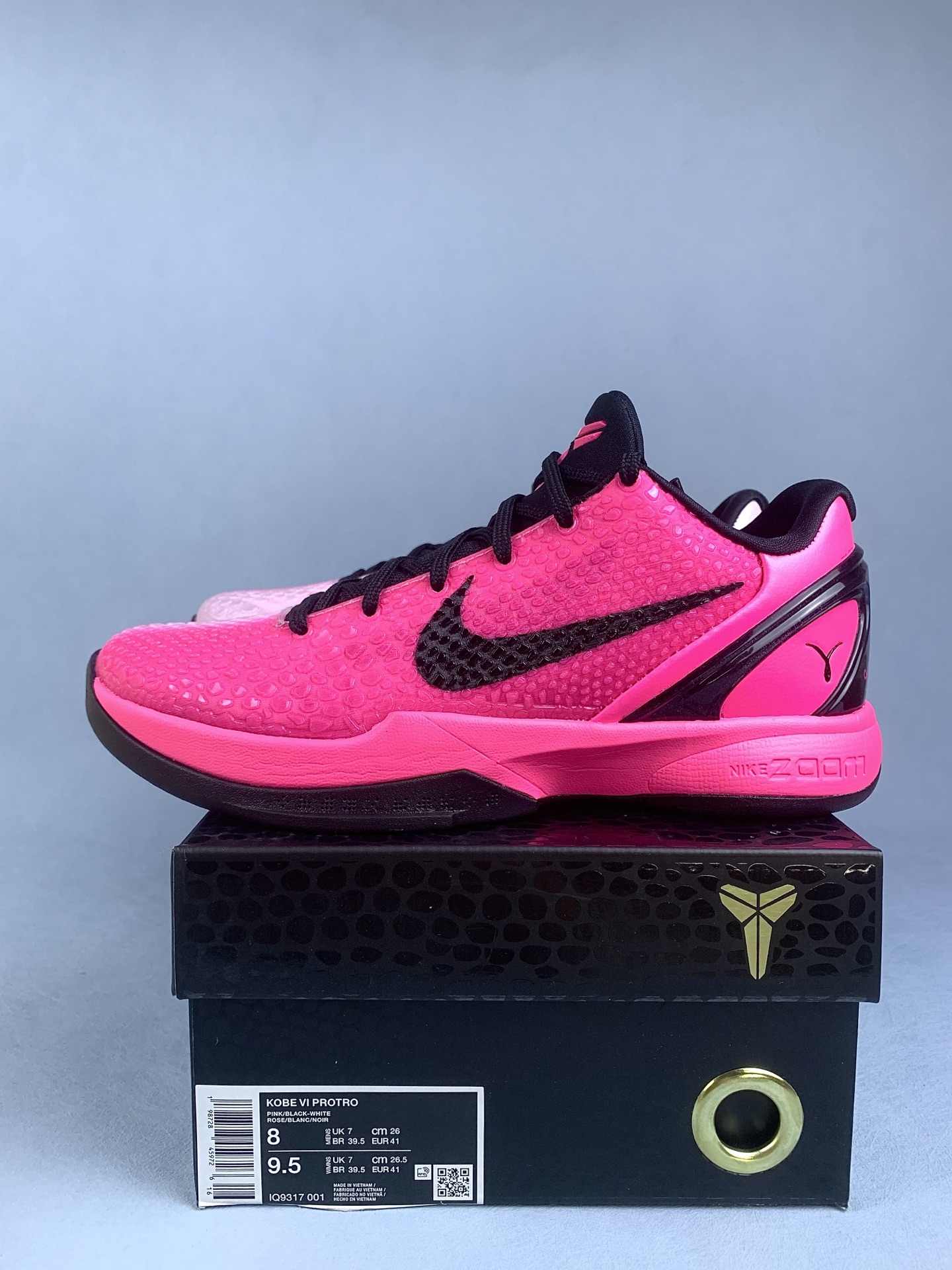Kobe 6 Protro 'Kay Yow Think Pink' Basketball Shoes