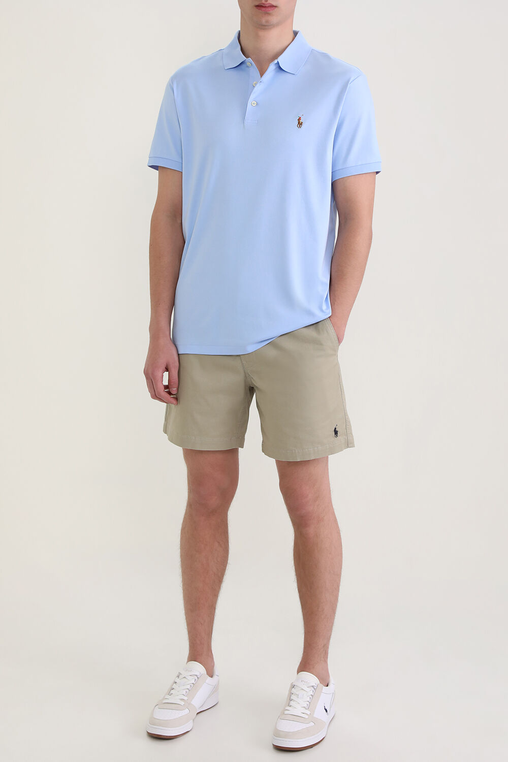 POLO RALPH LAUREN חולצת פולו קצרה מכותנה