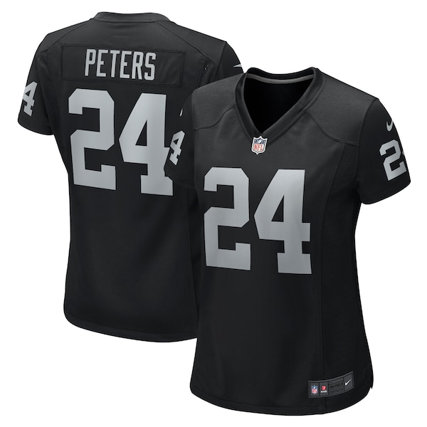 Marcus Peters Las Vegas Raiders Nike Women's Team Game Jersey -  Black