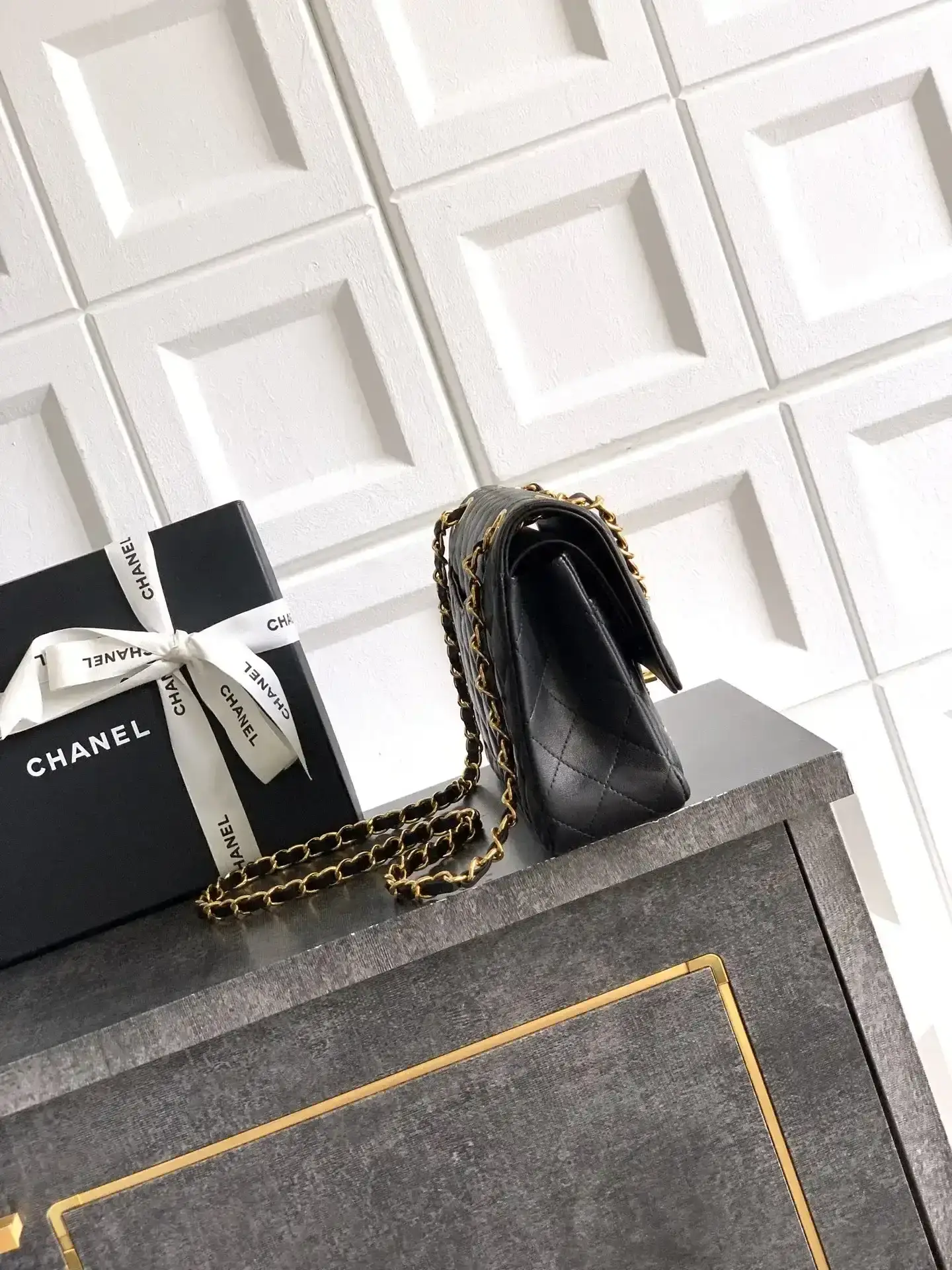 Chanel Classic Flap Black Quilted Leather Shoulder Bag product photo from LabelPicks