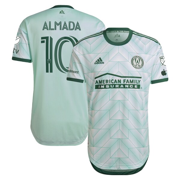 Thiago Almada Atlanta United FC adidas 2024 The Forest Kit Authentic Jersey - Mint