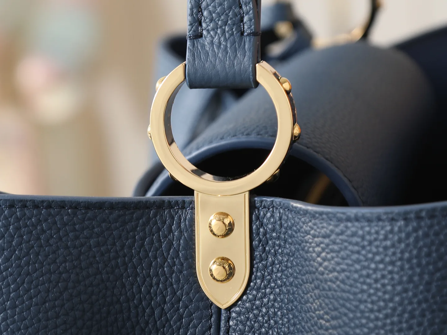 Louis Vuitton Capucines Blue Calfskin Top Handle Bag product photo from LabelPicks