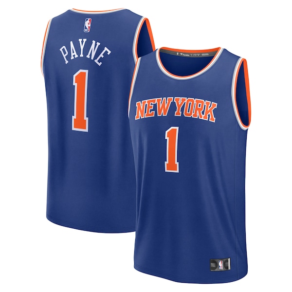 Cameron Payne New York Knicks  Fast Break Replica Player Jersey - Icon Edition - Blue