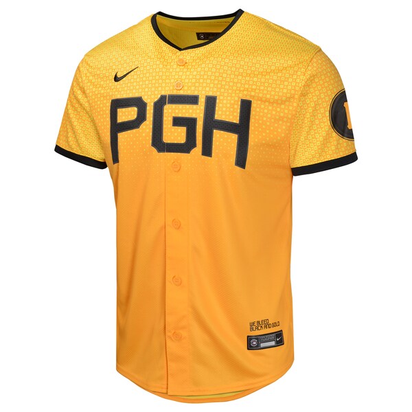 Roberto Clemente Pittsburgh Pirates Nike Youth City Connect Limited Player Jersey - Gold