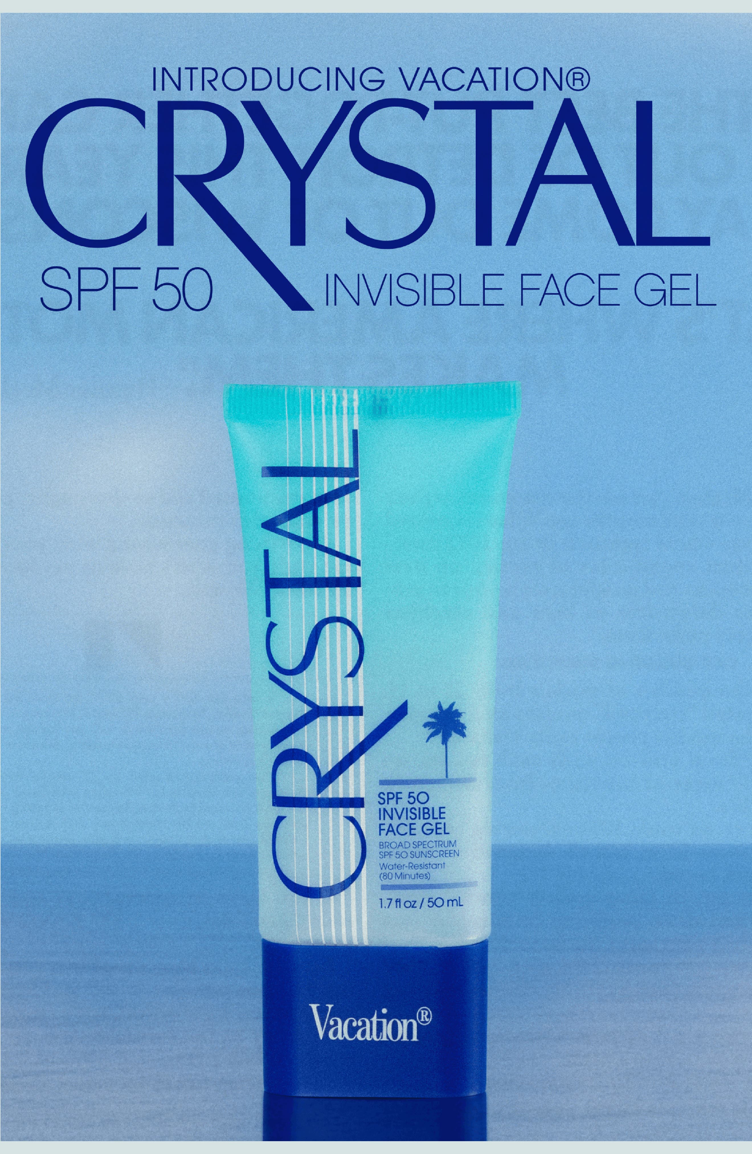 Vacation Crystal SPF 50 Sunscreen Gel