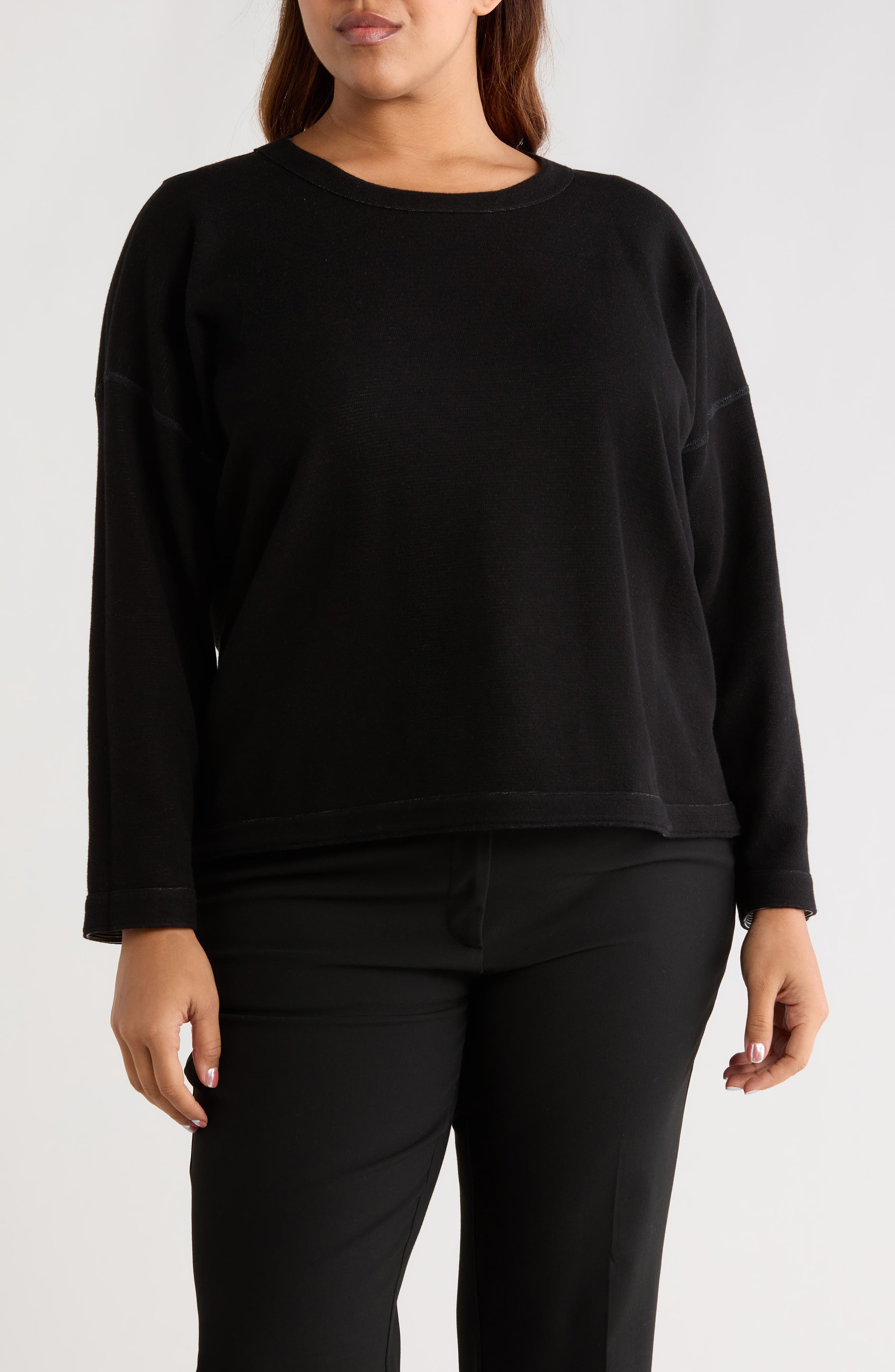 Eileen Fisher Reversible Organic Cotton Top