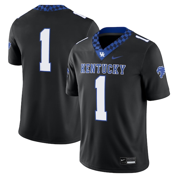 #1 Kentucky Wildcats Nike Alternate Game Jersey - Black