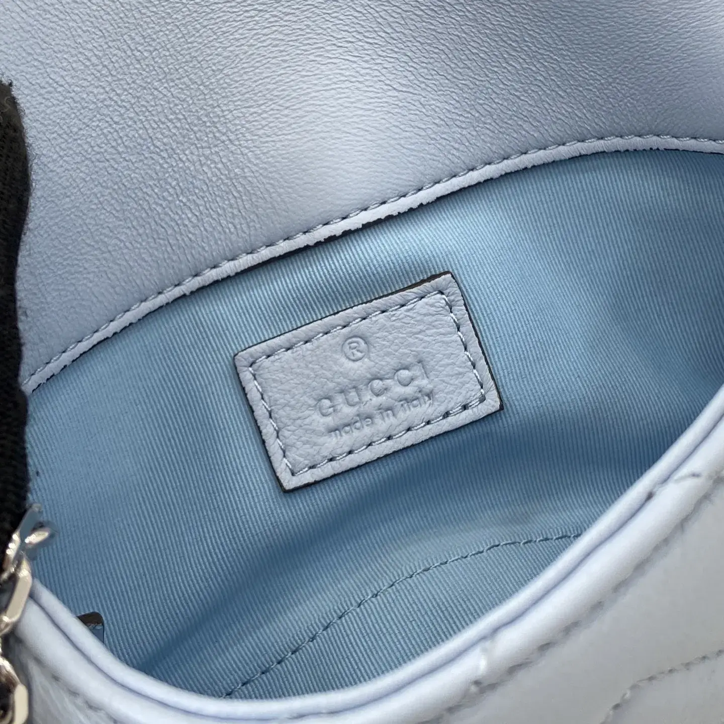 Gucci Marmont Blue GG Supreme Canvas Crossbody Bag product photo from LabelPicks