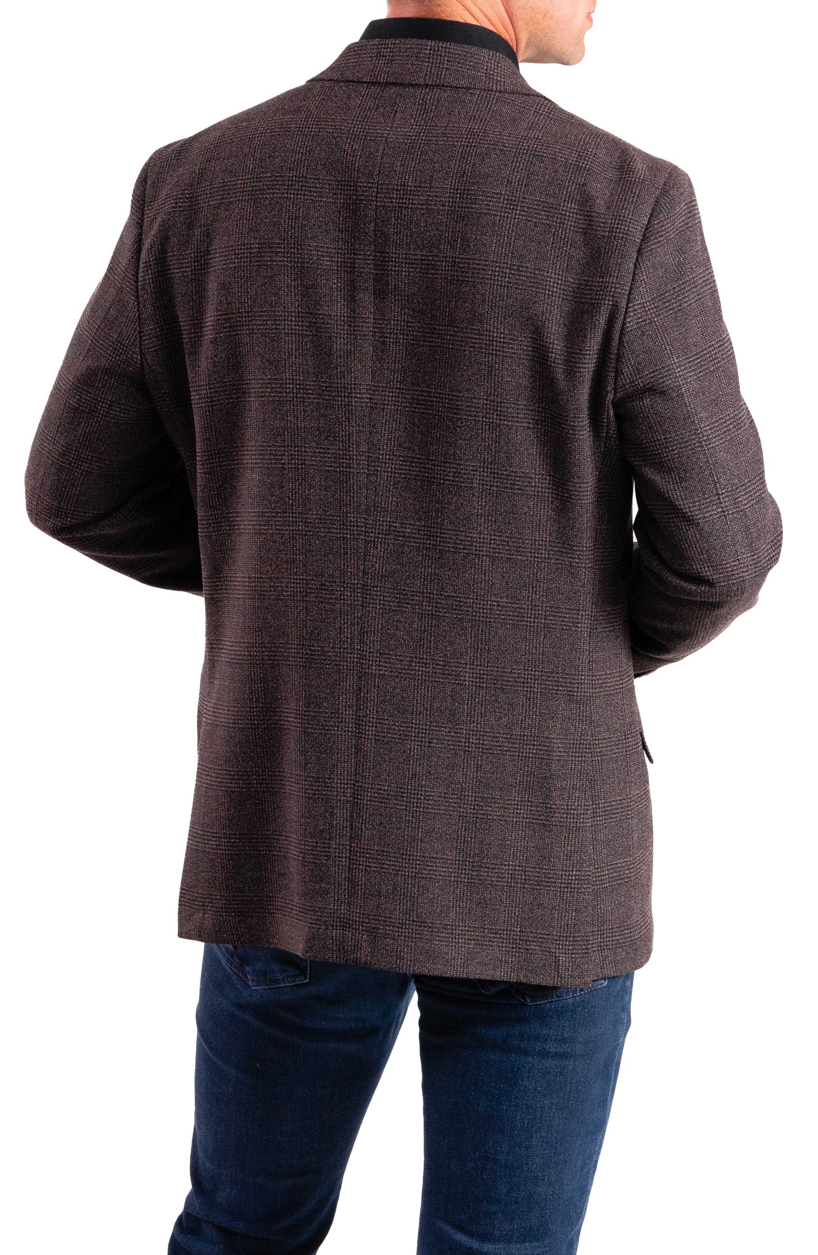 SAVILE ROW CO Charcoal Plaid Sport Coat
