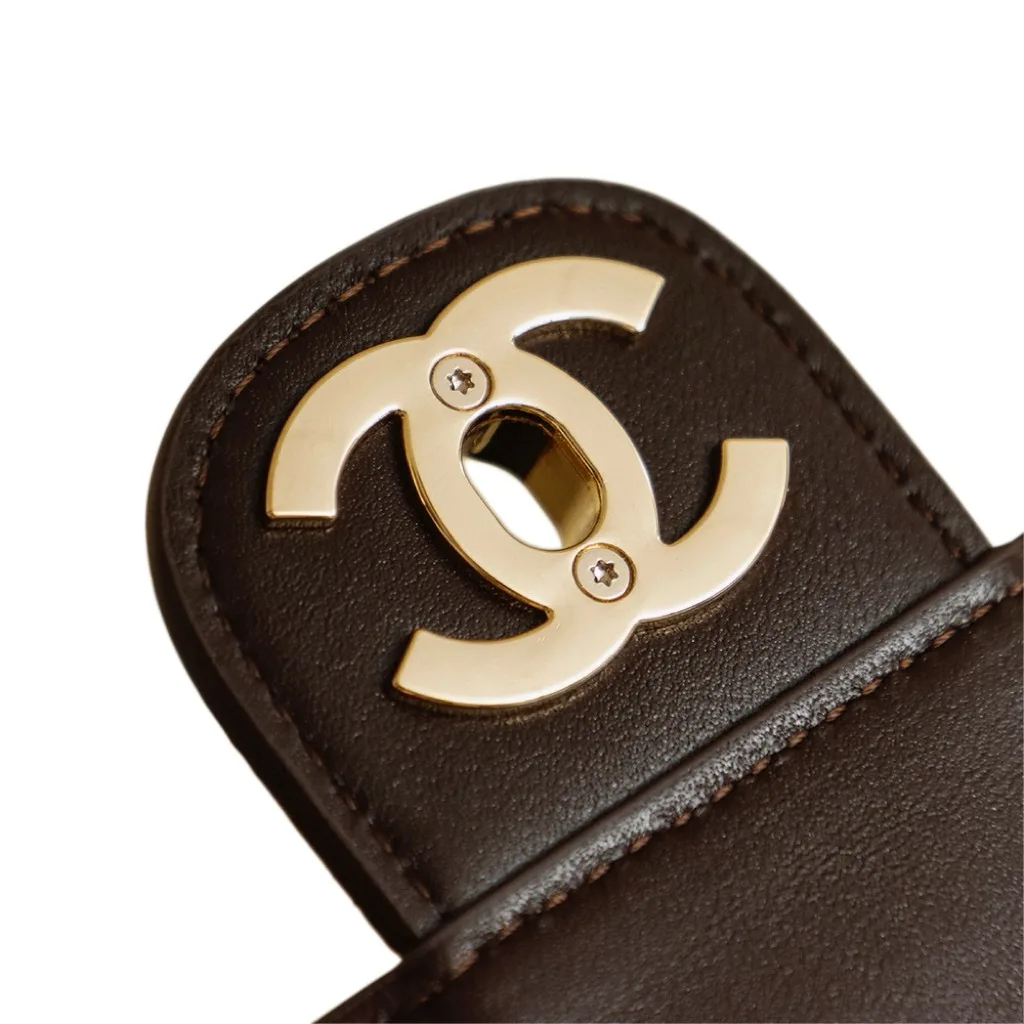 Chanel Brown Classic Flap Quilted Leather Shoulder Bag product photo from LabelPicks