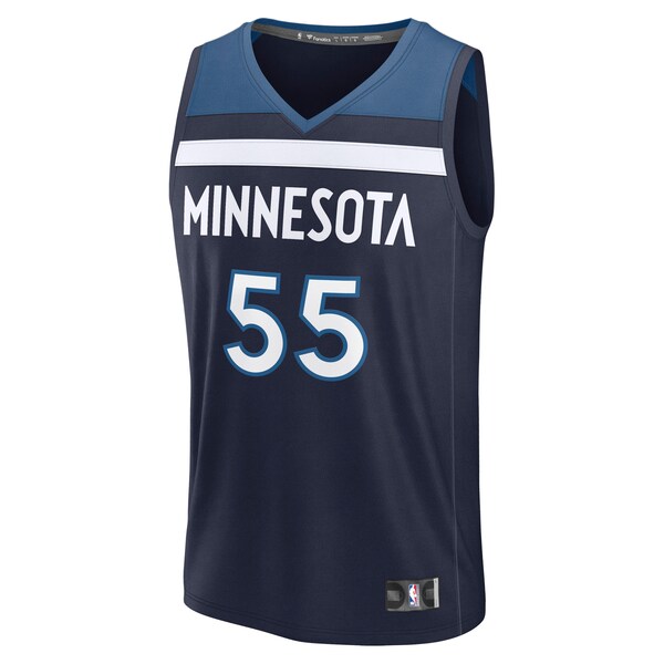 Luka Garza Minnesota Timberwolves  Fast Break Replica Player Jersey - Icon Edition - Navy