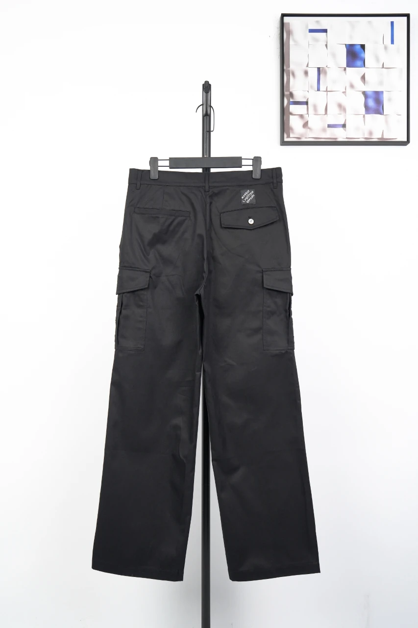 Louis Vuitton Black Multi Pocket Embroidered Cargo Pants product photo from LabelPicks