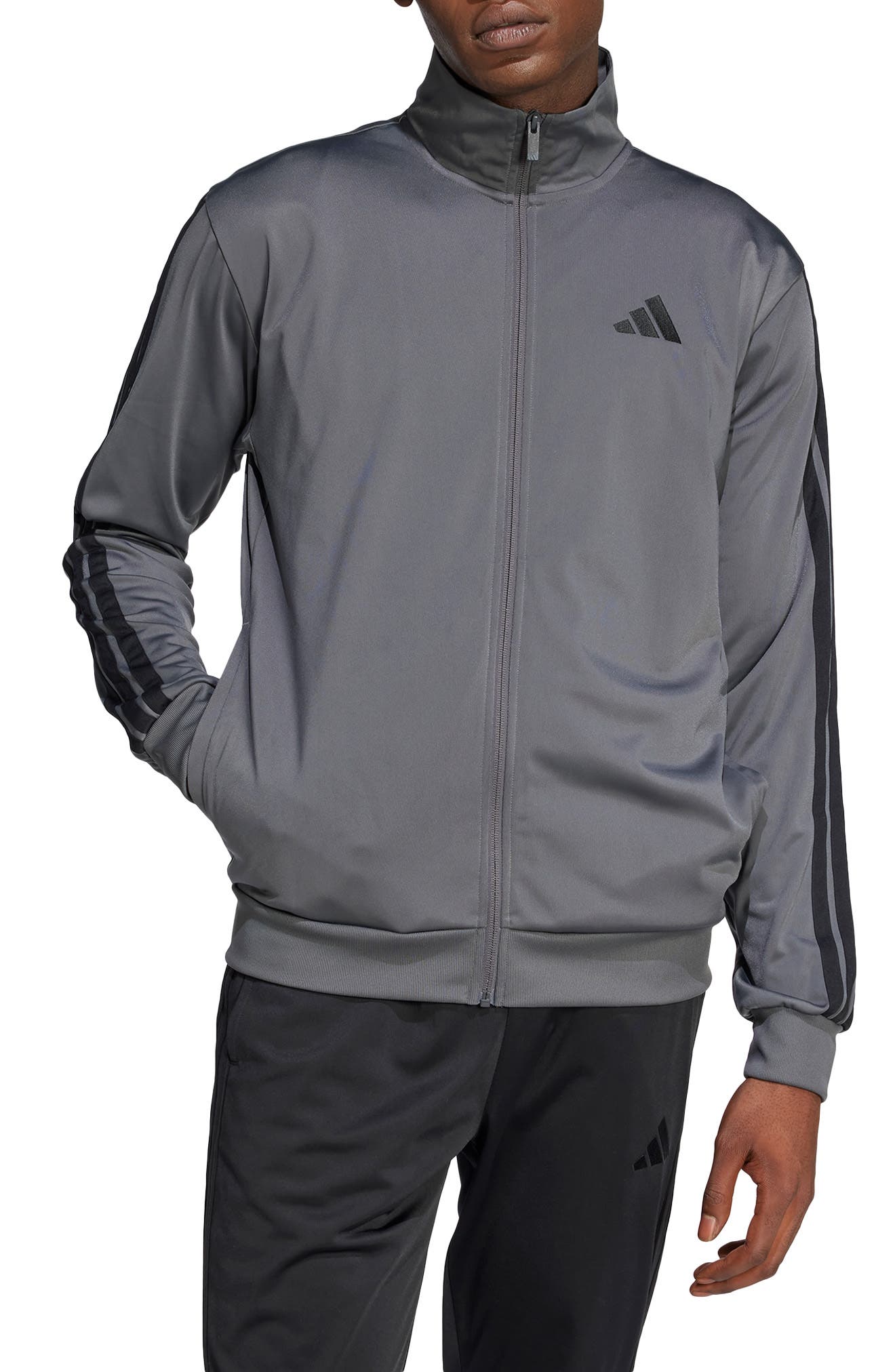 adidas Essentials Warm-Up 3-Stripes Track Jacket