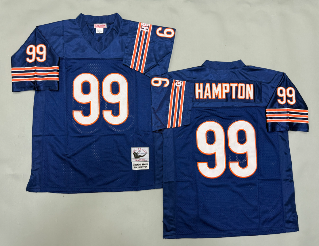 Dan HamptonChicago Bears Authentic Throwback Retired Player Jersey