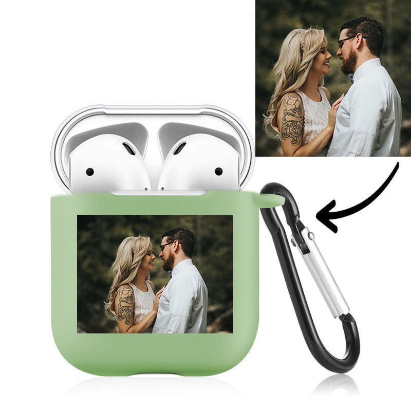 Photo pods Case Gift Earphone Case -Light Green