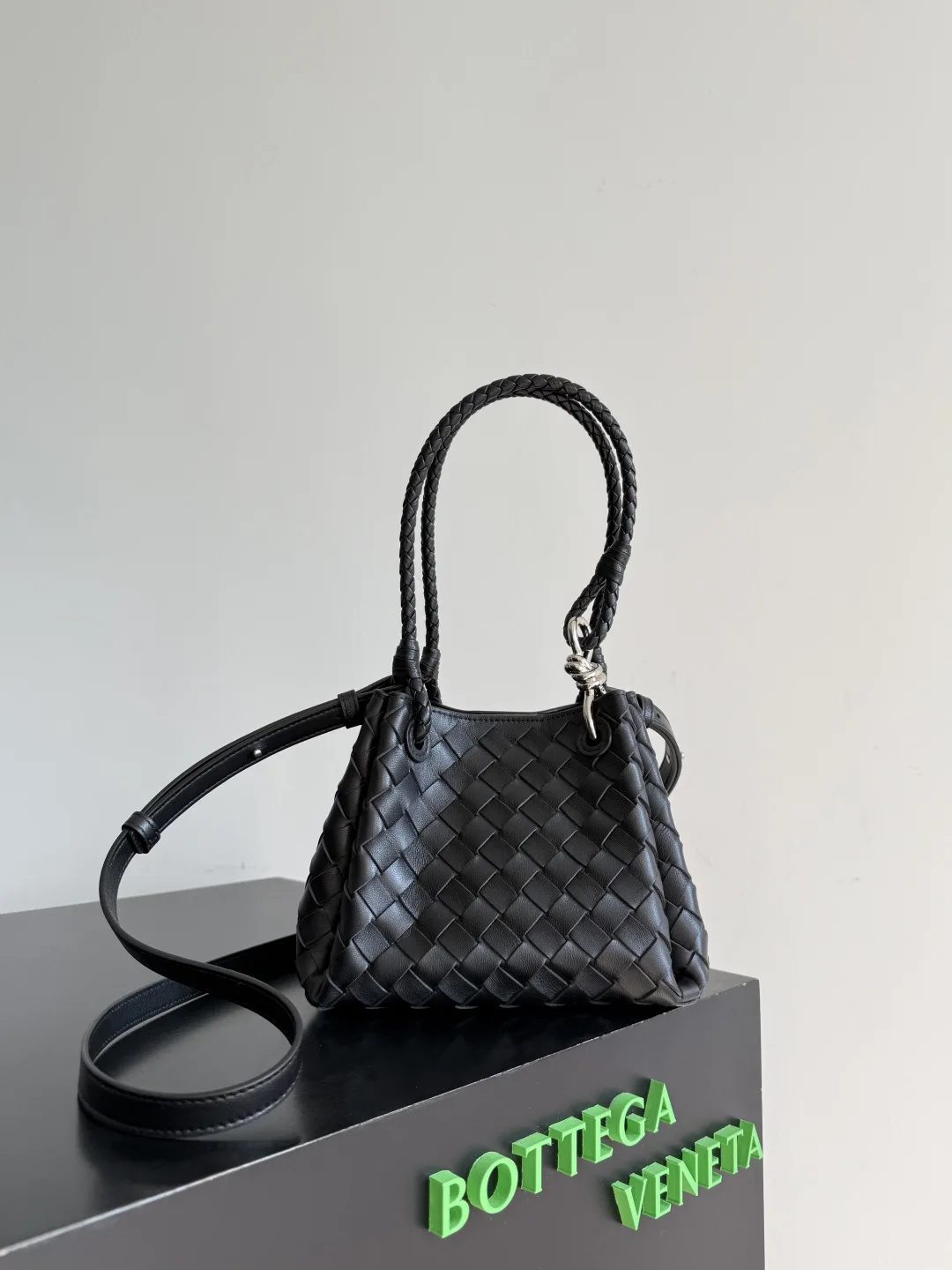 Bottega Veneta Pink Andiamo Top Handle Bag product photo from LabelPicks