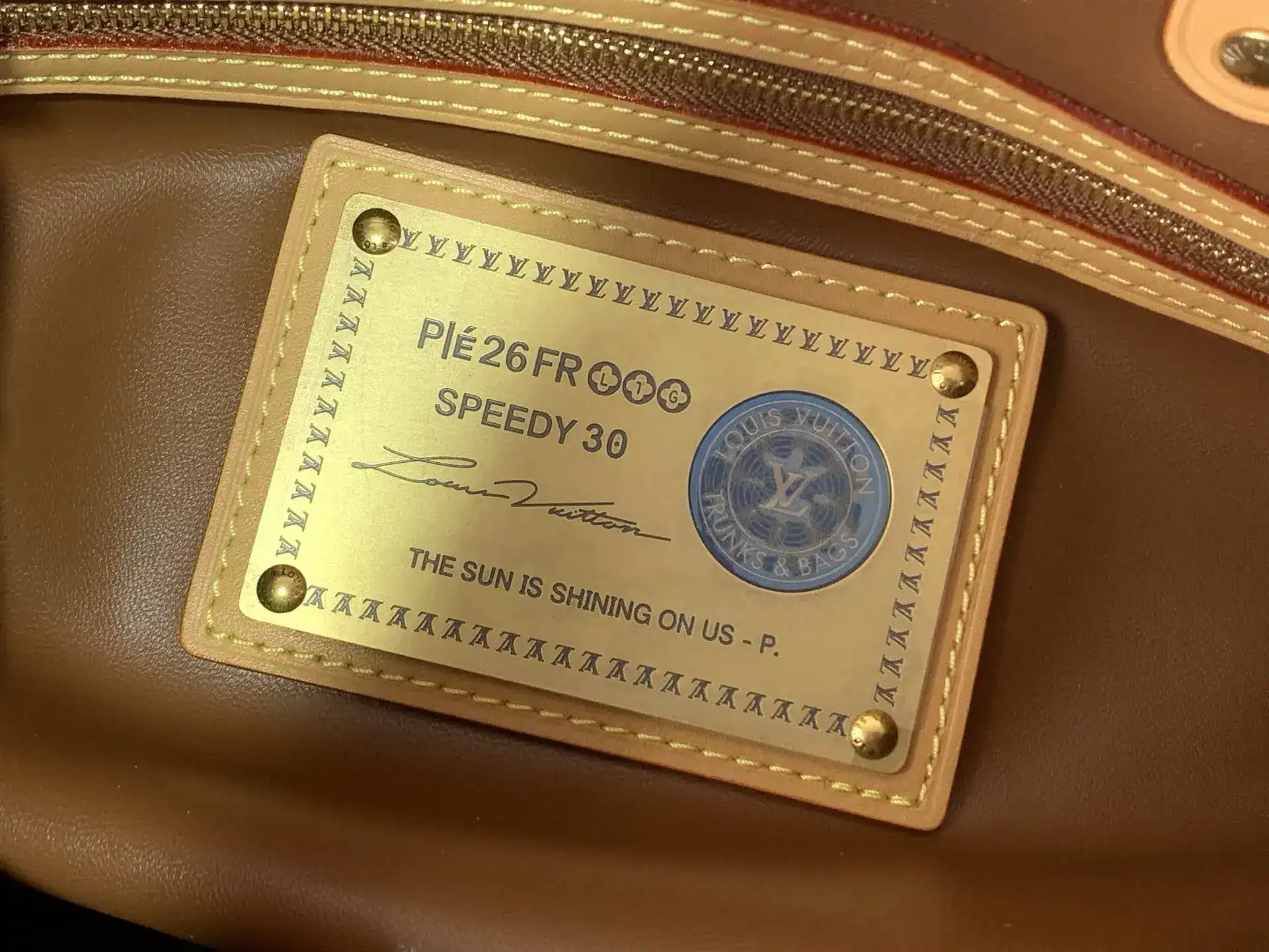 Louis Vuitton Blue Speedy Calfskin Top Handle Bag product photo from LabelPicks