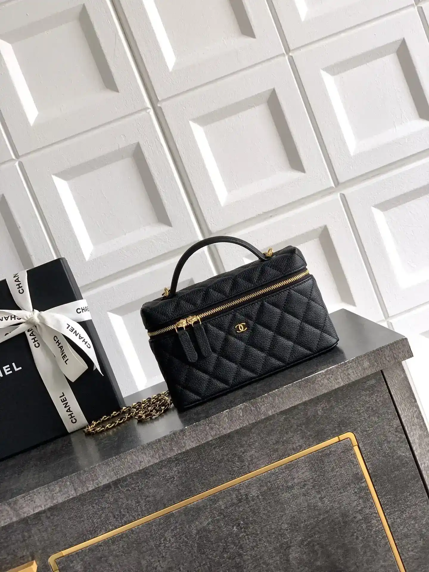 Chanel Black Quilted Leather Crossbody Bag product photo from LabelPicks