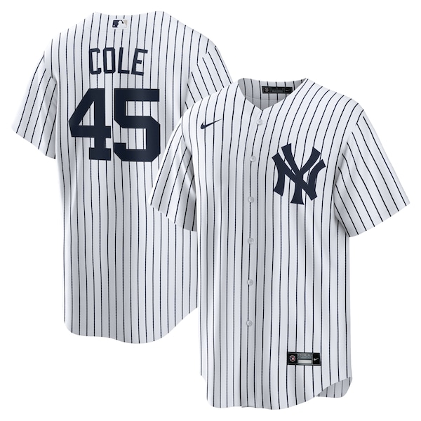 Gerrit Cole New York Yankees Nike Home Replica Player Name Jersey - White/Navy