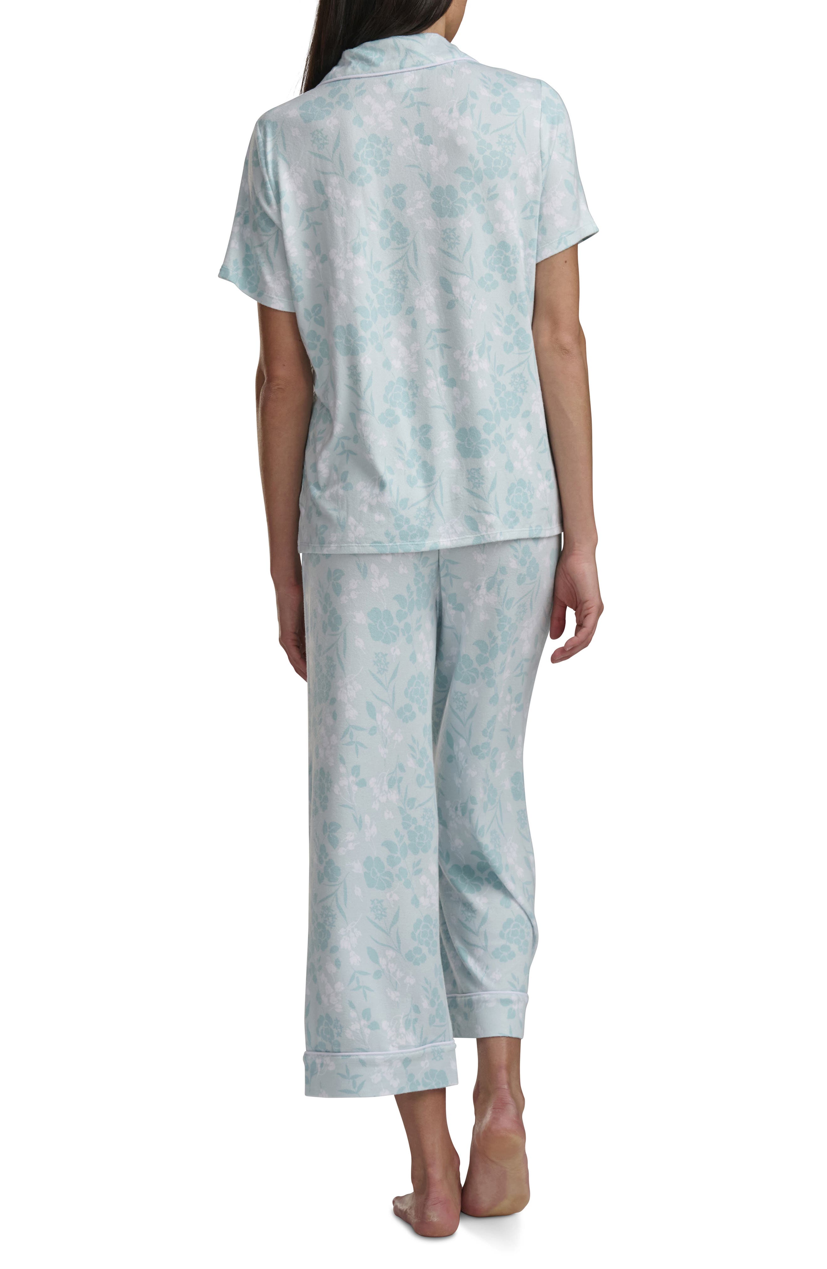 Splendid Notch Collar Crop Pajamas