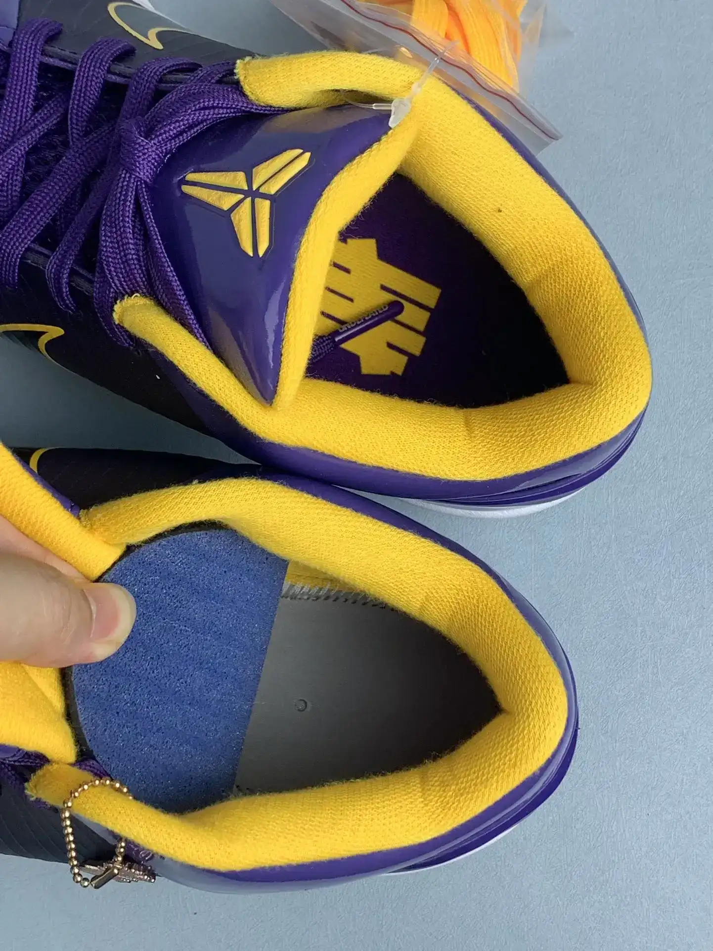 UNDEFEATED x Kobe 4 Protro “Lakers” Basketball Shoes product photo from LabelPicks
