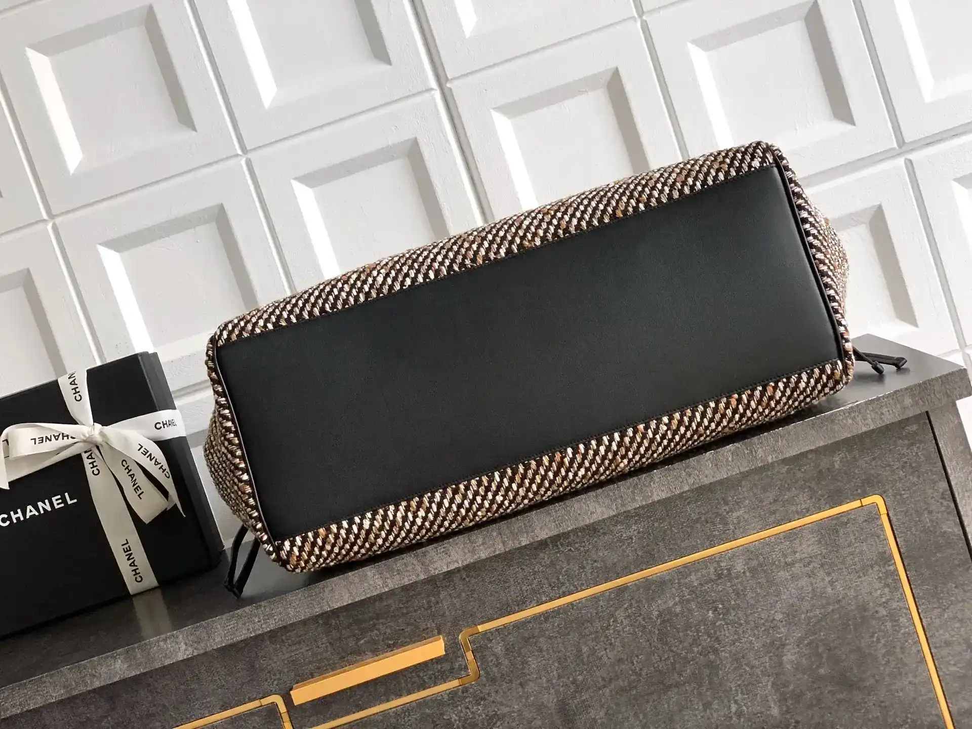 Chanel Gabrielle Black Lambskin Tote Bag product photo from LabelPicks