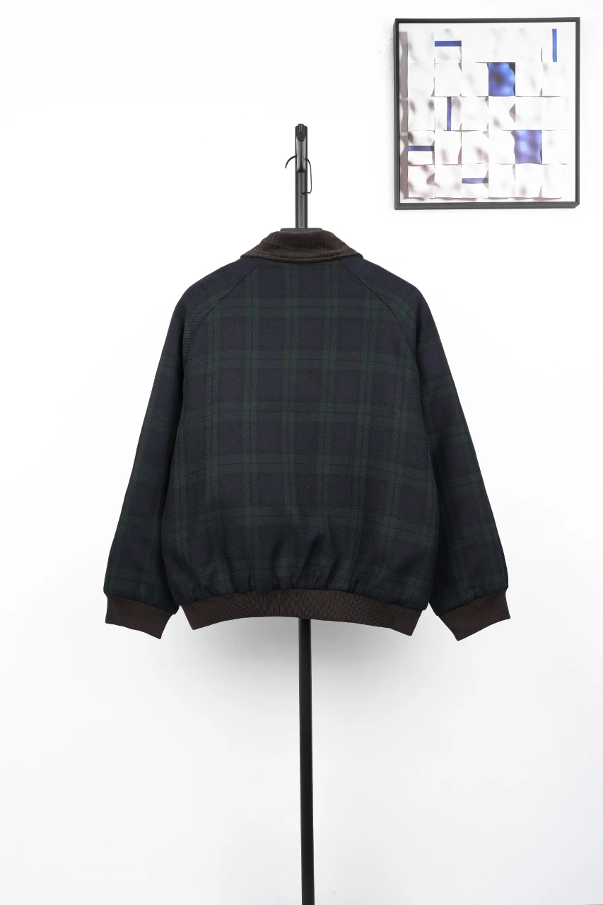 Miu Miu Dark Green Check Logo Padded Jacket product photo from LabelPicks