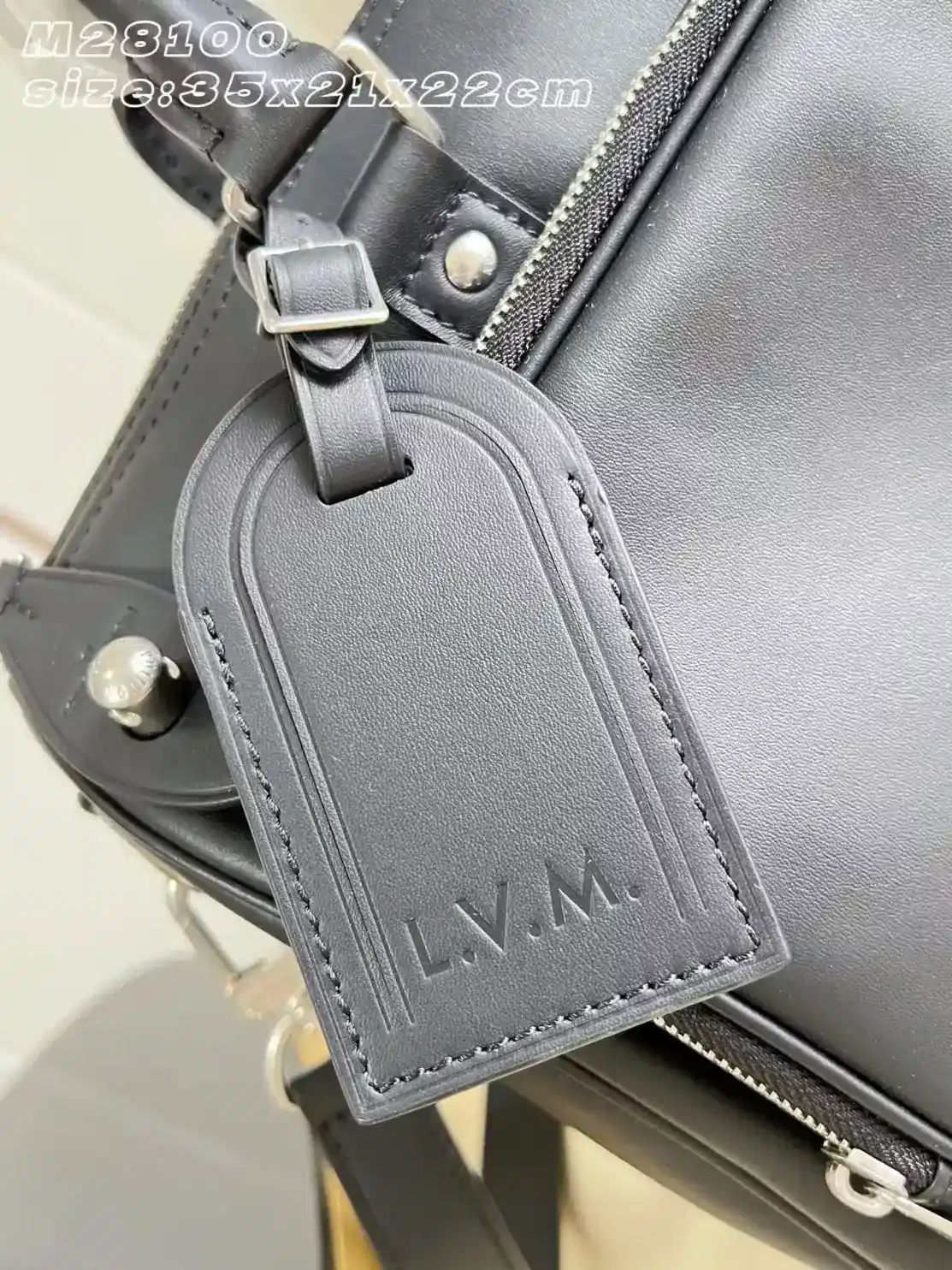 Louis Vuitton Keepall Black Calfskin Tote Bag product photo from LabelPicks