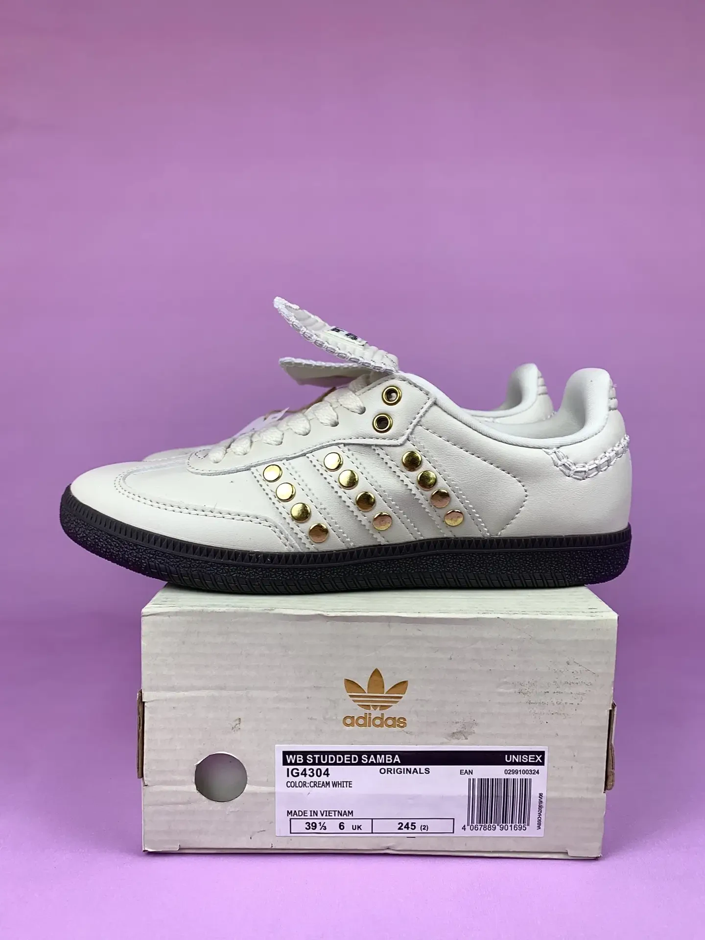 Wales Bonner x adidas Samba Studded Cream White Shoes product photo from LabelPicks