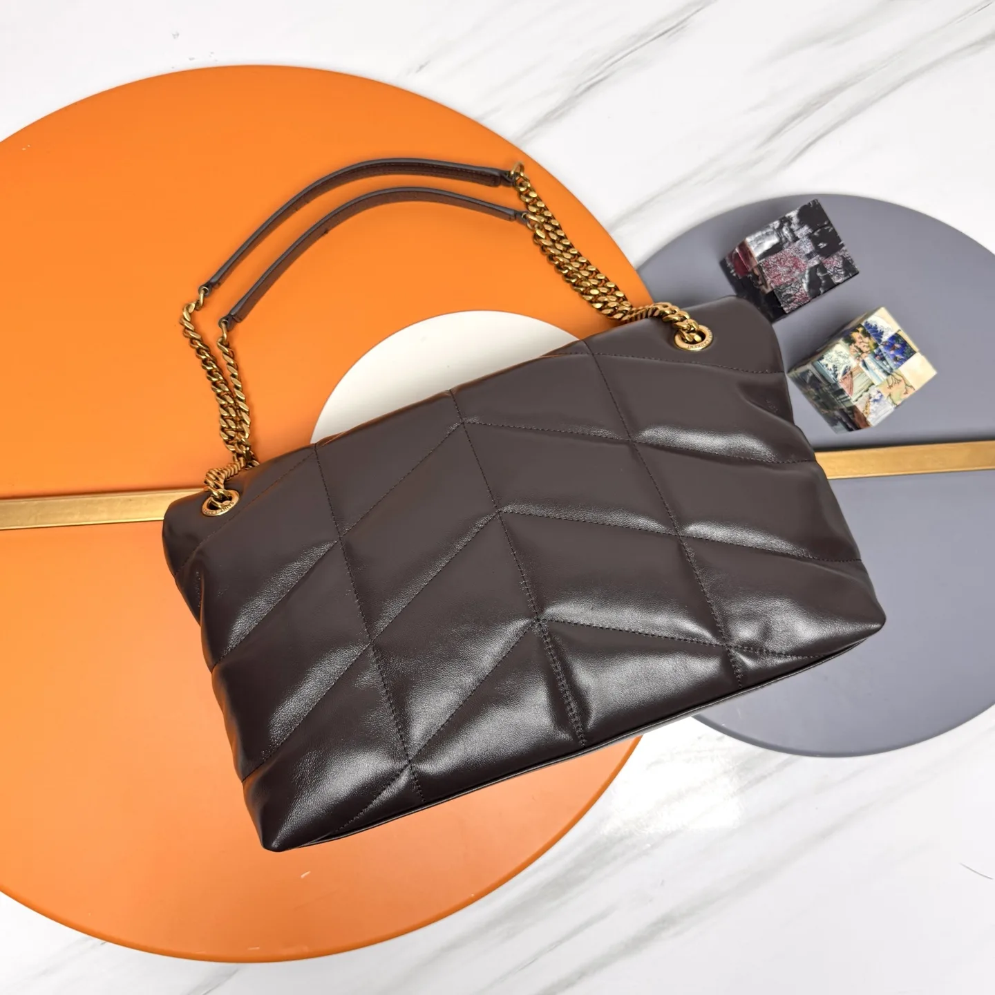 Saint Laurent Loulou Brown Quilted Leather Shoulder Bag product photo from LabelPicks