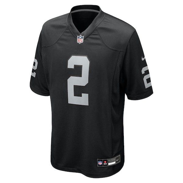 Ashton Jeanty Las Vegas Raiders Nike 2025 NFL Draft First Round Pick Game Jersey - Black