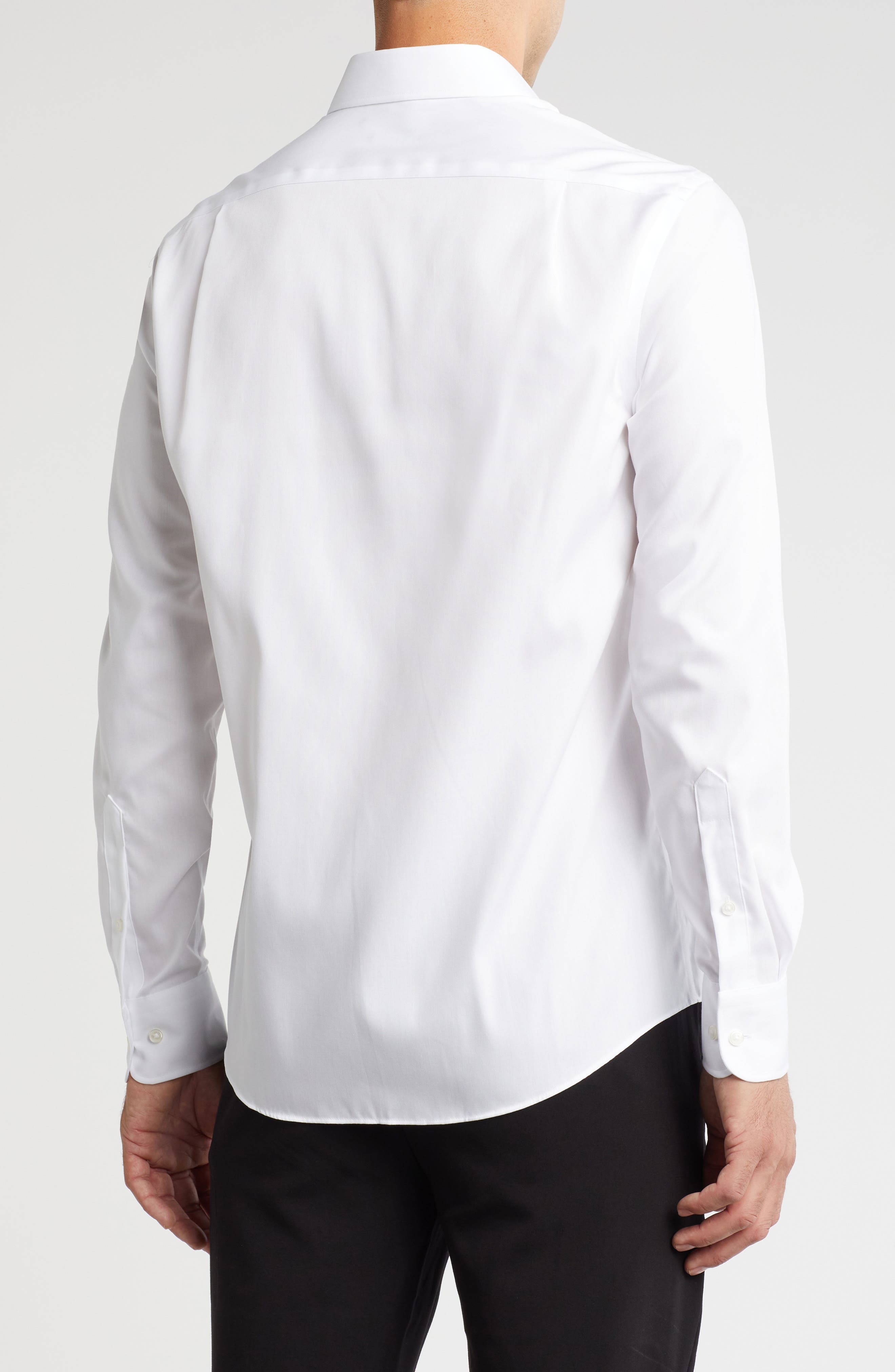 Tommy Hilfiger Regular Fit Wrinkle Resistant Cotton Dress Shirt