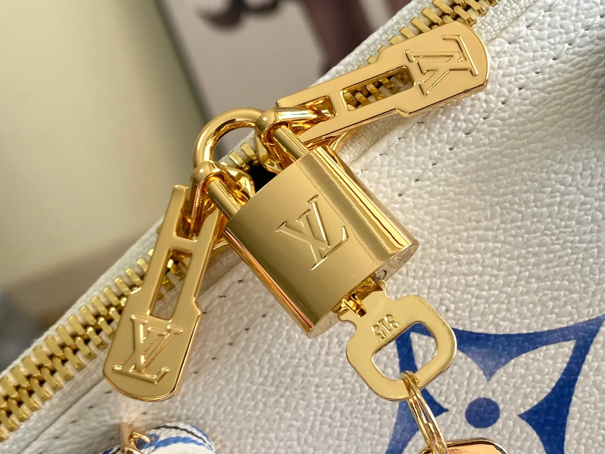 Louis Vuitton Blue Keepall Tote Bag product photo from LabelPicks
