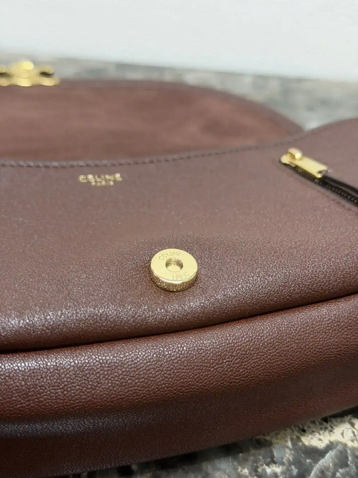Celine Triomphe Lambskin Hobo Bag product photo from LabelPicks